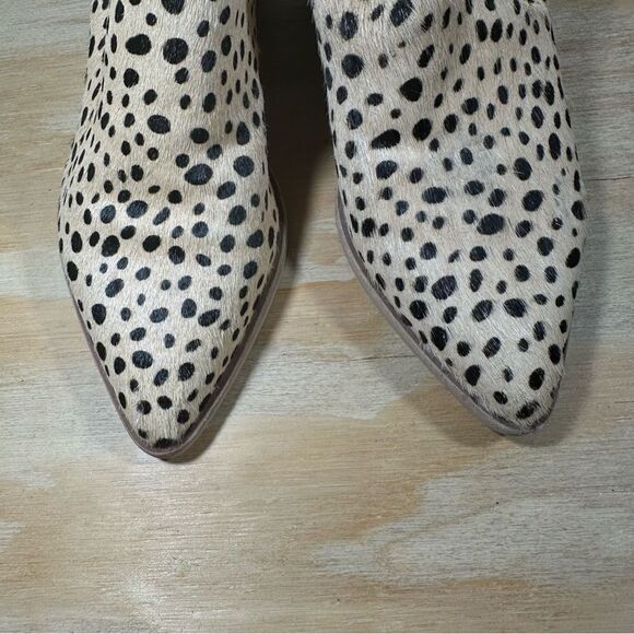 Dolce Vita Sonni Leopard Calf Hair Booties Women’s Size 7 - Picture 4 of 8